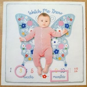 🌿Baby Essentials Photo Op Milestone Blanket 2 Age Markers & 3 Piece Set🌿